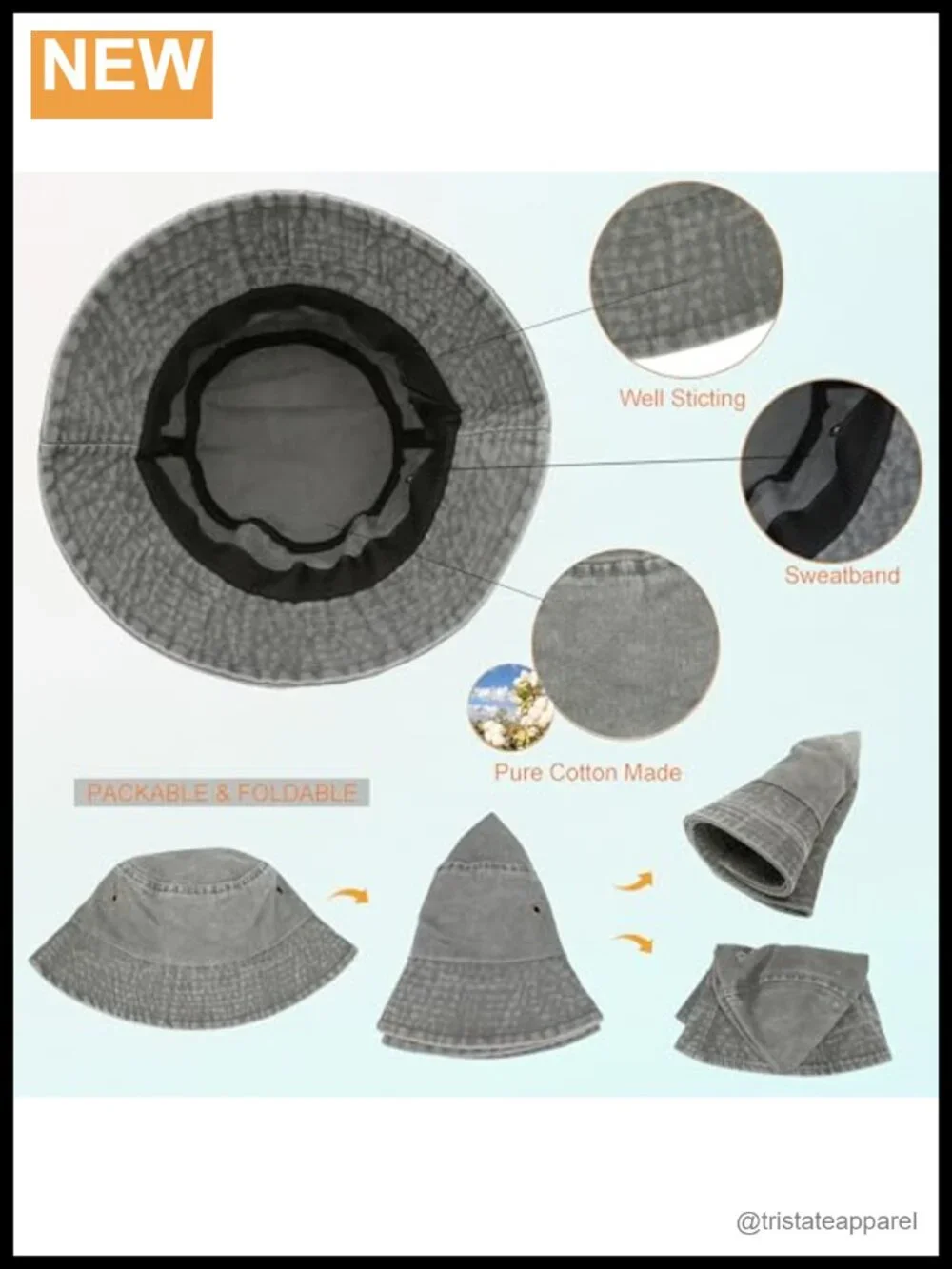 12 Pack Vintage Washed Cotton Bucket Hats for Women Men Unisex